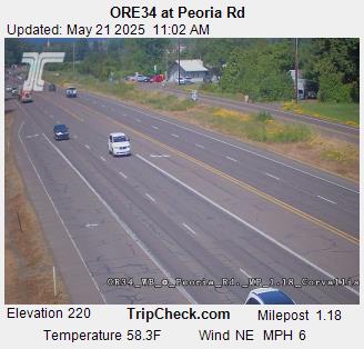 Traffic Cam ORE34 at Peoria Rd